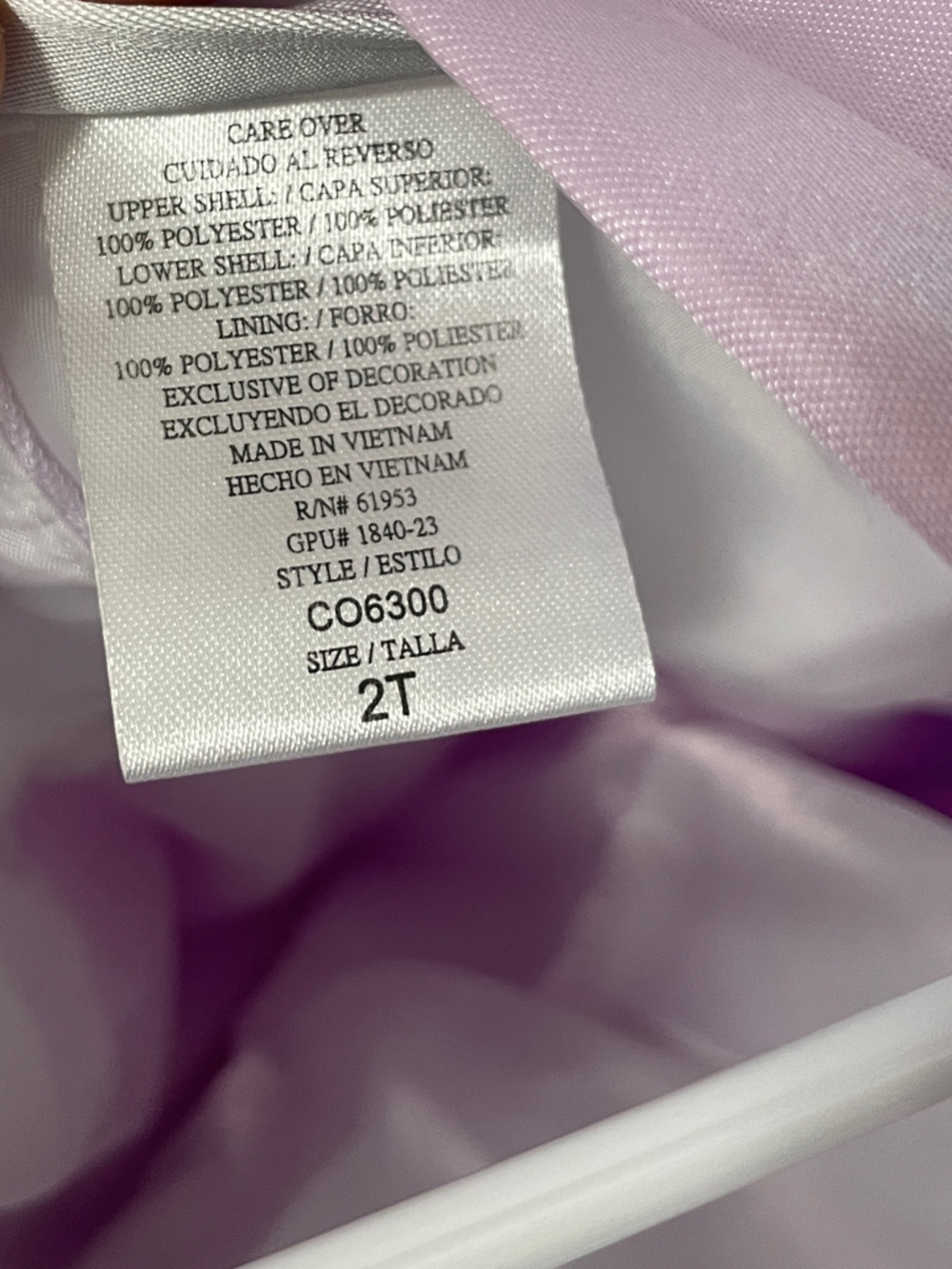 Jona Michelle Lavender Pastel Floral Tulle Tutu - Spring dress - Picture 5 of 6